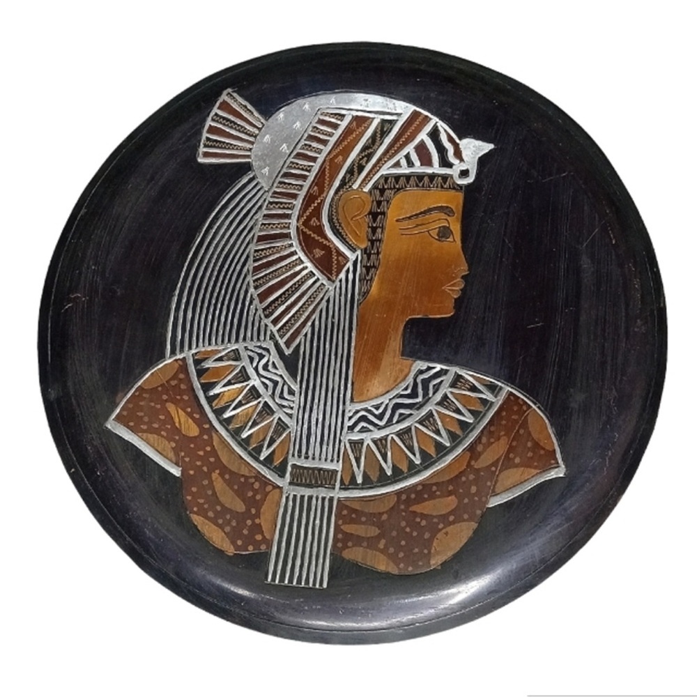 Egyptian Themed Decorative Plate